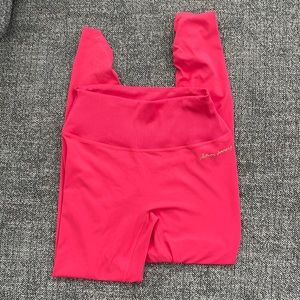 Gym shark Whitney cyber red leggings Medium